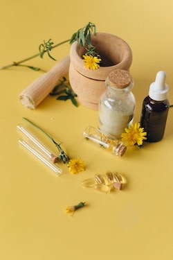 potje kruiden flesje